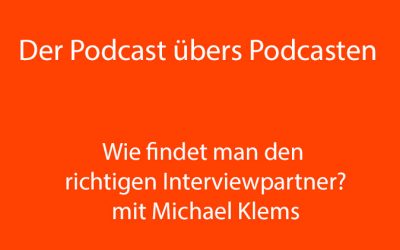PüP_006 Wie findet man den richtigen Interviewpartner?