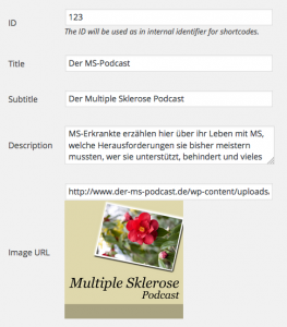 Subscribe Button Einstellungen