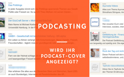 Wie Ihr Podcast-Cover garantiert angezeigt wird