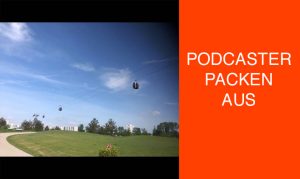 Podcast-Cover, Landschaft mit Wise und Zweidrittel blauem Himmel