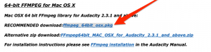 FFmpeg für Mac