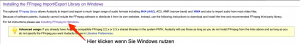 FFmpeg für Windows installieren