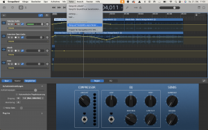 Exportieren GarageBand Podcasten