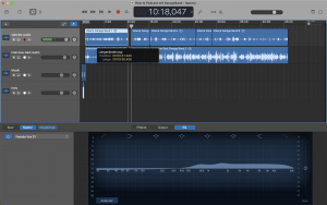 Trimmen mit der Maus Podcasten mit Garageband
